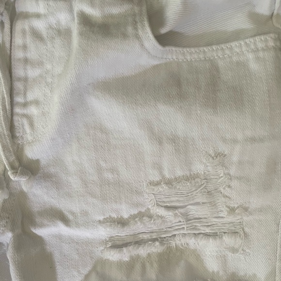 EUC YMI Dream Shorts in White. Size Small. Drawstring & Distressed. - Picture 11 of 16